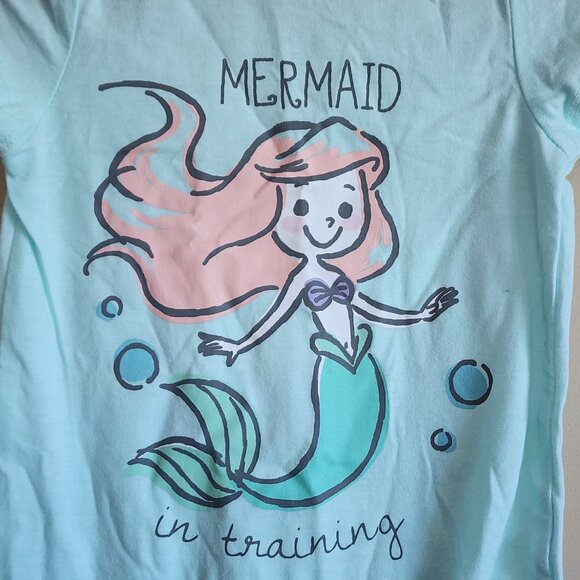 Okie Dokie /Disney - Mermaid In Training Bodysuit /Onesie Size 18 Months - Picture 3 of 5